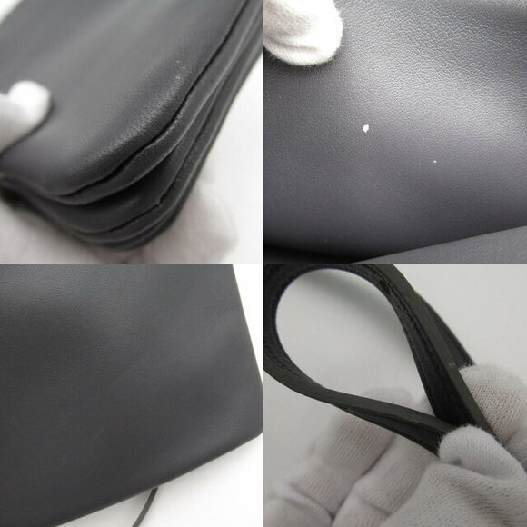 Celine Trio Shoulder Bag Leather Gray - Picture 10 of 10